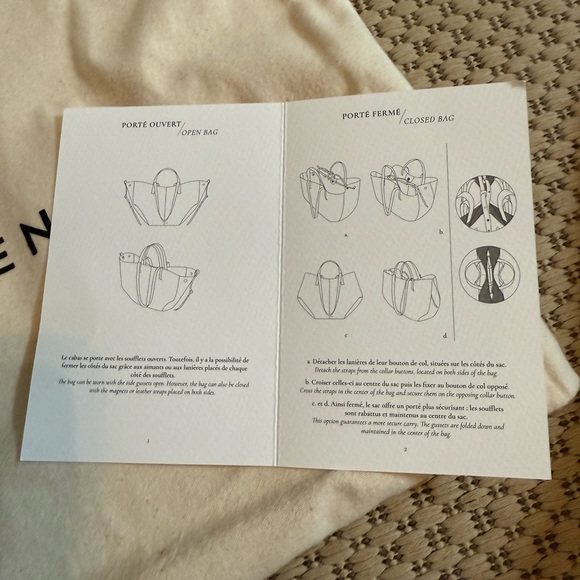 Polene Cyme Mini textured black bag - Picture 7 of 10